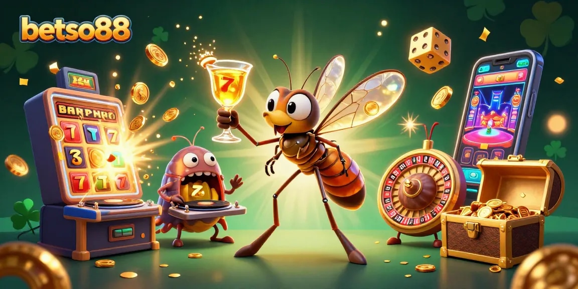 Betso88 offers a unique 3D casino adventure featuring engaging characters and exciting gambling elements.