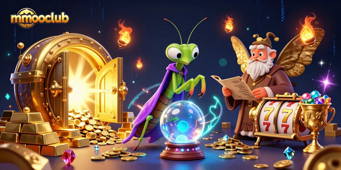 Engage with mmooclub's vibrant slot world featuring mystical characters and golden treasures.