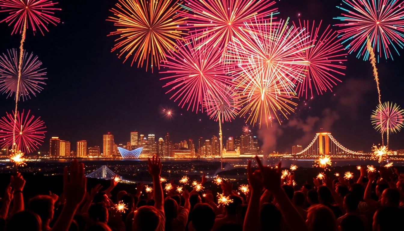 Watch spectacular wholesale fireworks lighting up the night sky in a vibrant fireworks celebration.