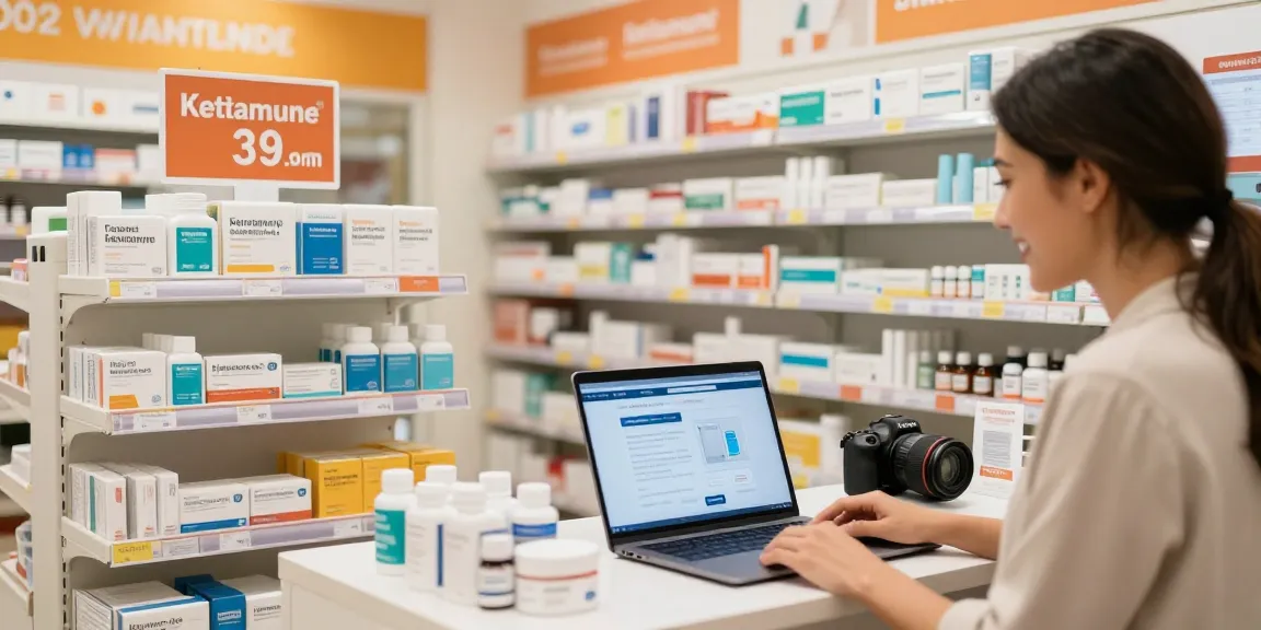Discover quality ketamine buy options in a vibrant online pharmacy shopping scene.