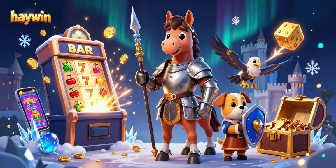 Experience thrilling games at haywin with our jackpot slot machine and winning characters.