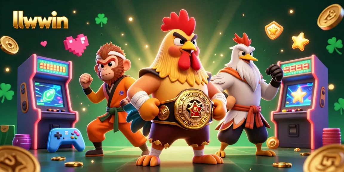 Engage in thrilling gaming action at llwwin, showcasing a vibrant 3D casino scene with dynamic characters and exciting game elements.