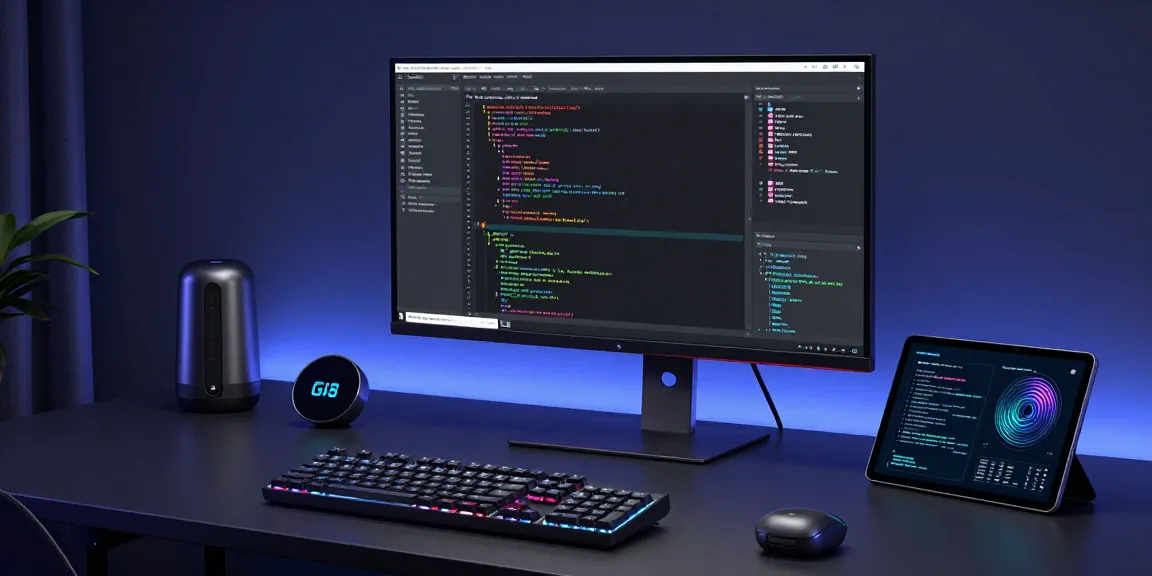 Gi8 software development tools and technologies in a modern workspace.
