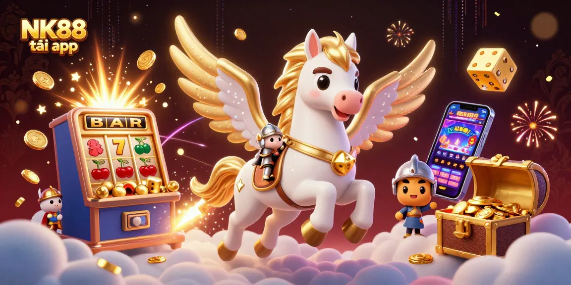 Engage with NK88 tải app for thrilling online casino action featuring vibrant characters and elements.