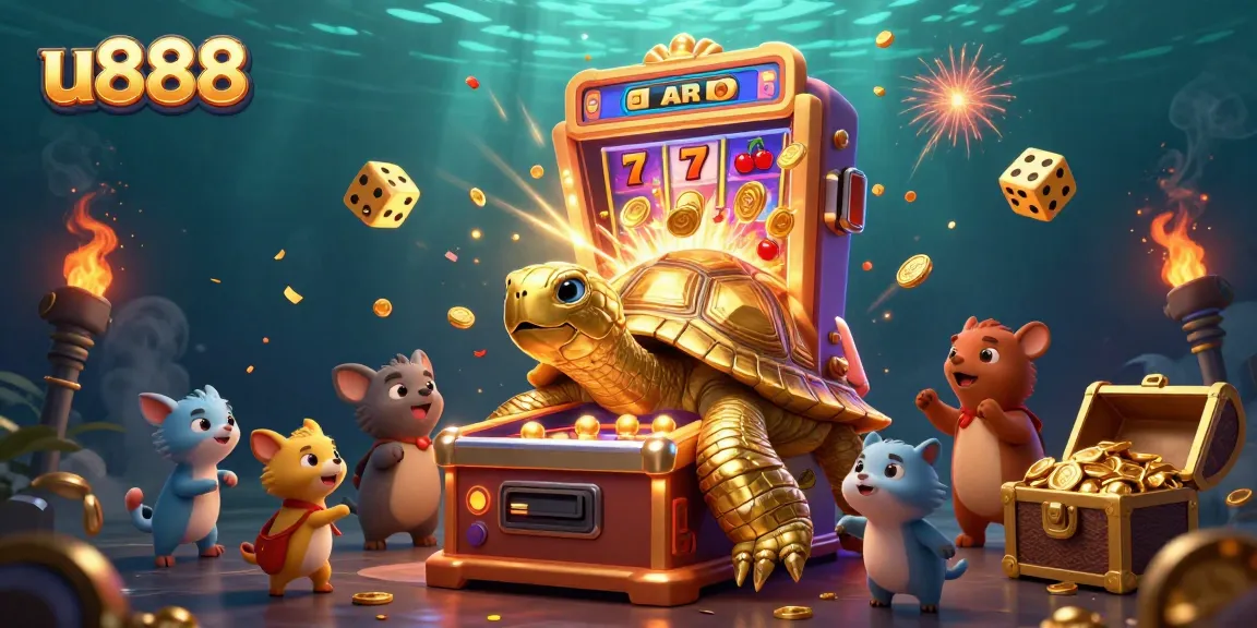 Experience thrilling wins at u888 with a colossal golden tortoise pinball and rich slot games.