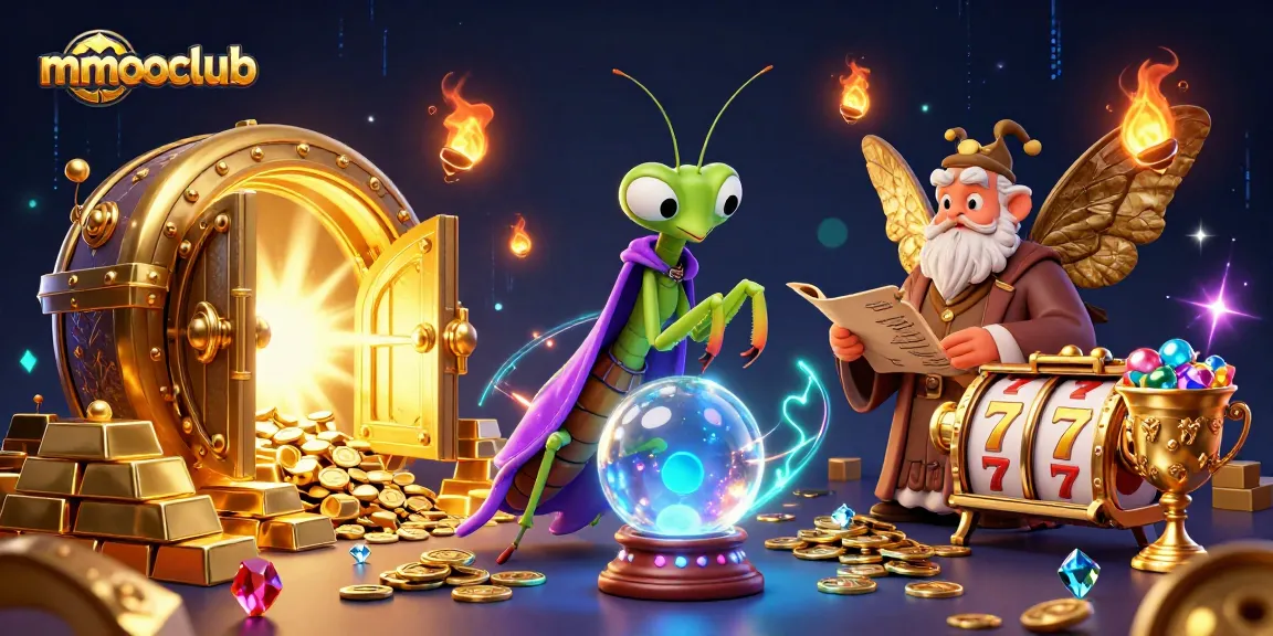 Engage with mmooclub's vibrant slot world featuring mystical characters and golden treasures.