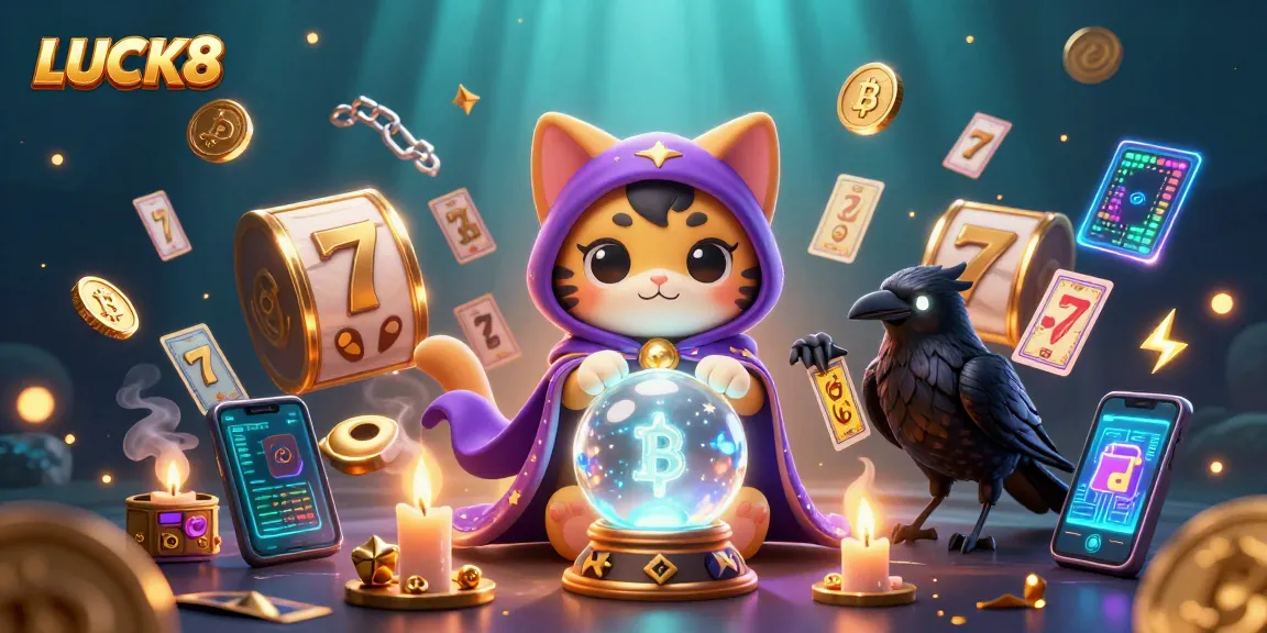 Engage in thrilling jackpot action at LUCK8 with vibrant slots and captivating casino characters.