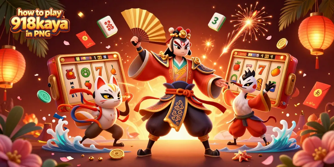 Engage with how to play 918kaya in PNG through this vibrant, dynamic casino scene.