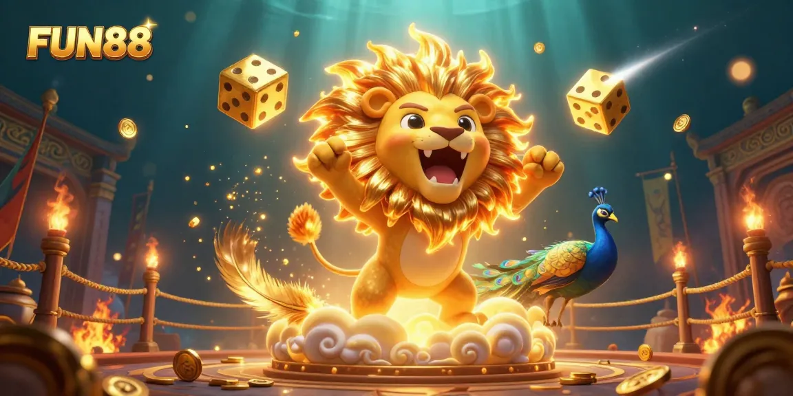 Engage in FUN88's thrilling casino adventure with mesmerizing elements and vibrant visuals