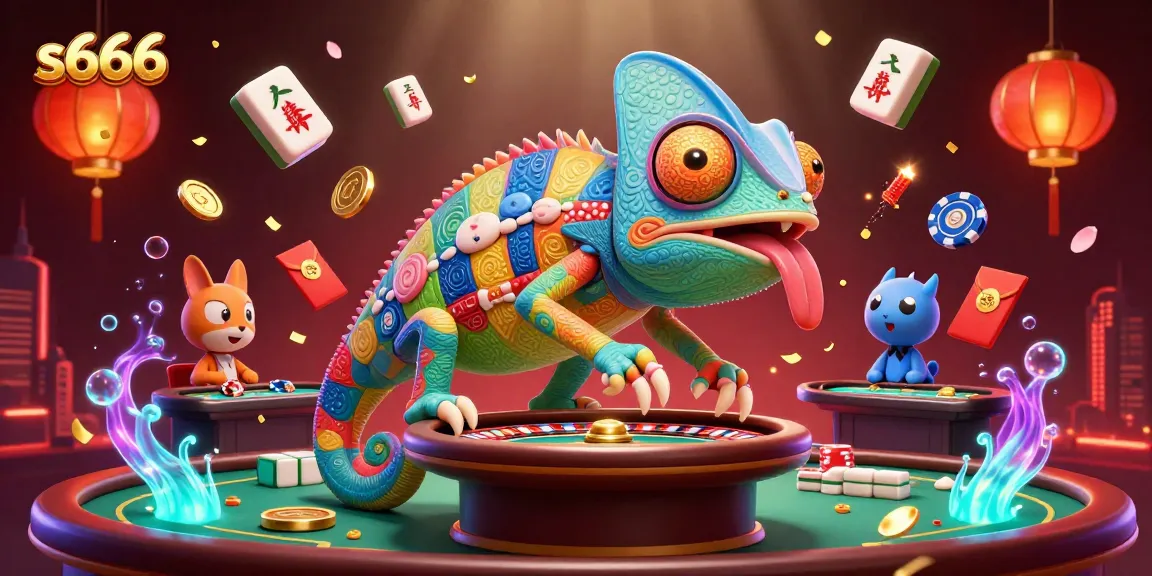 Experience the excitement of s666 with a vibrant 3D illustration showcasing the animated casino world.