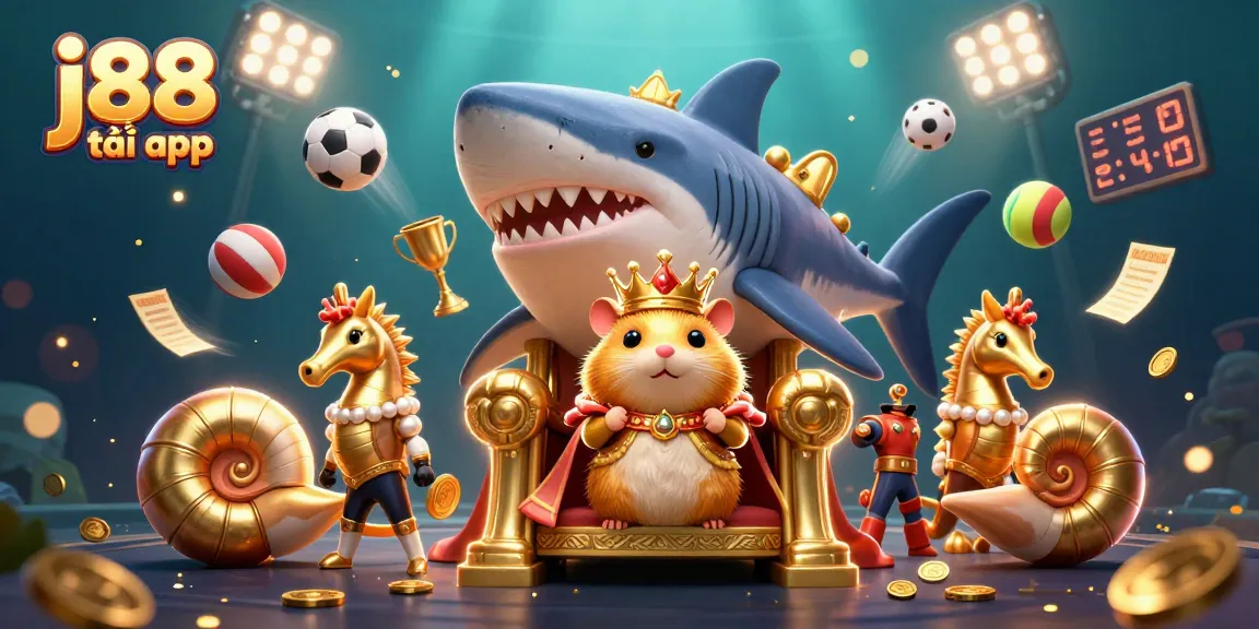 Experience excitement with j88 tải app as a golden hamster king commands a vibrant casino world.