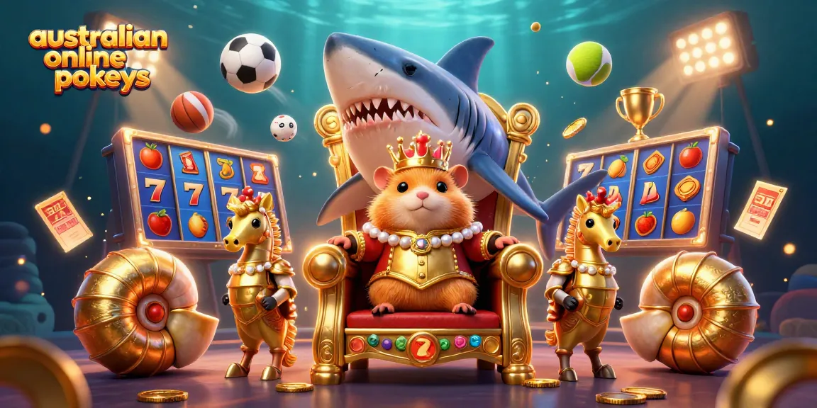 Engage with australian online pokies through vibrant reels, while a hamster king reigns.
