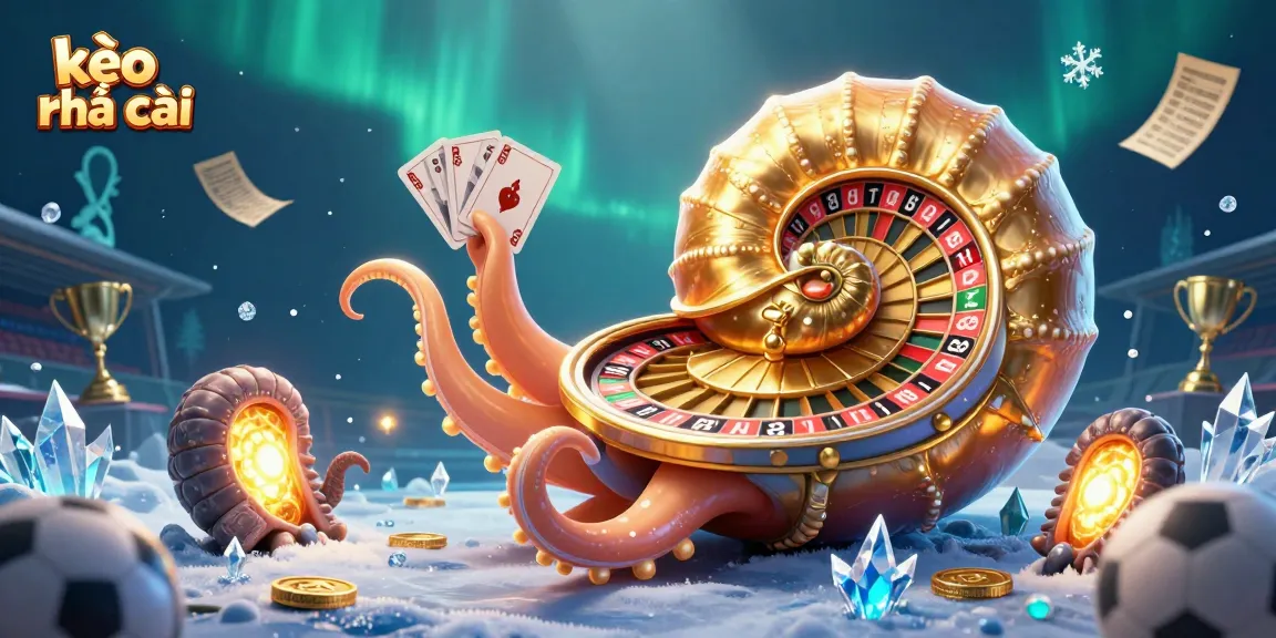Engage with kèo nhà cái using a vibrant 3D casino scene featuring soccer elements and betting visuals.