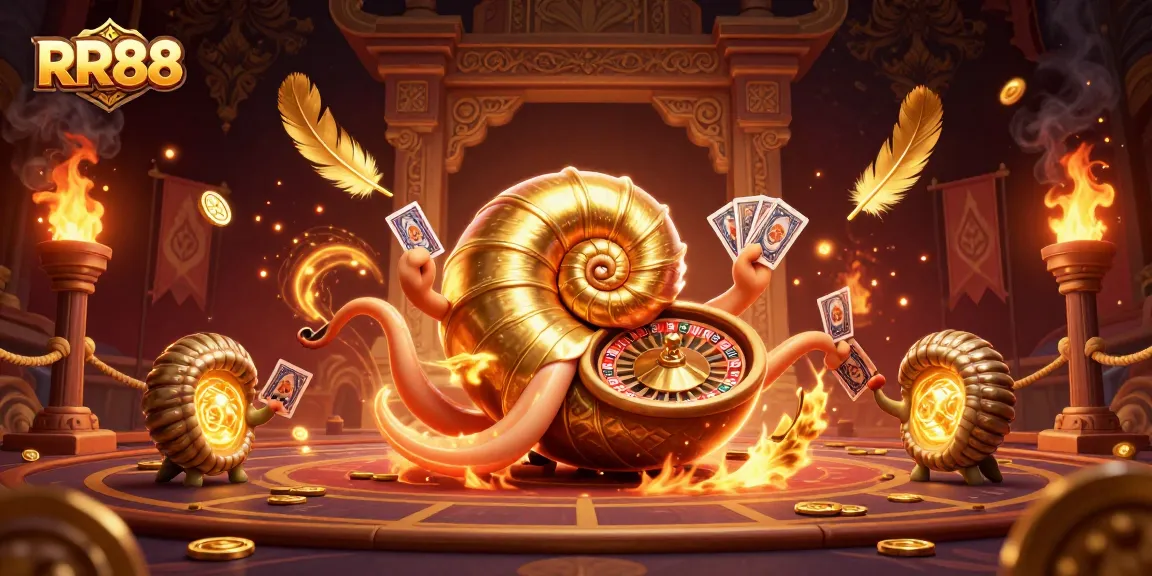 Engage in thrilling gameplay at RR88 with a spirited nautilus and glowing companions