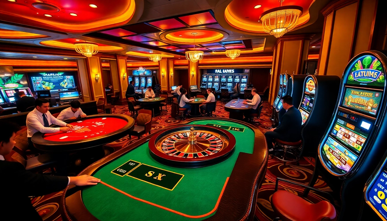 Experience high-stakes excitement at https://af88.space/ with vibrant casino tables and engaging players.