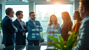 Explore logo lem yenileme ücreti in a modern office setting with professionals discussing software solutions.