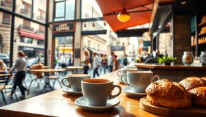 Boire un café dans un Coffee shop Madrid moderne avec une ambiance chaleureuse
