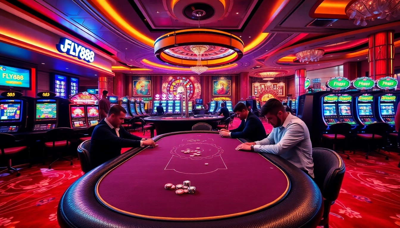 Experience high-stakes poker at FLY888 casino, where excitement meets luxury in gameplay.