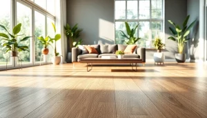 Transform your space with premium vinyl plank flooring that enhances aesthetics and comfort.